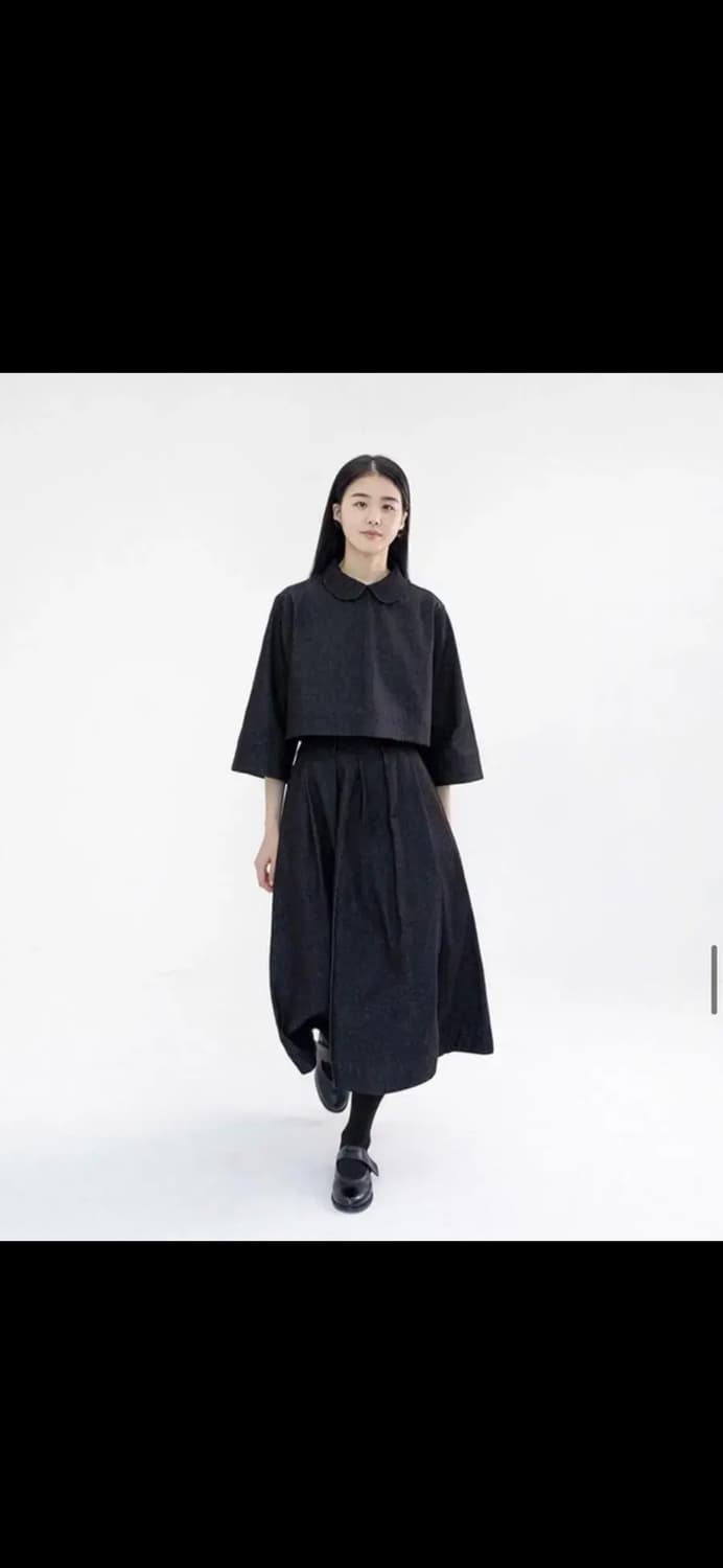 유노이아 데님 셋업 상품이미지1