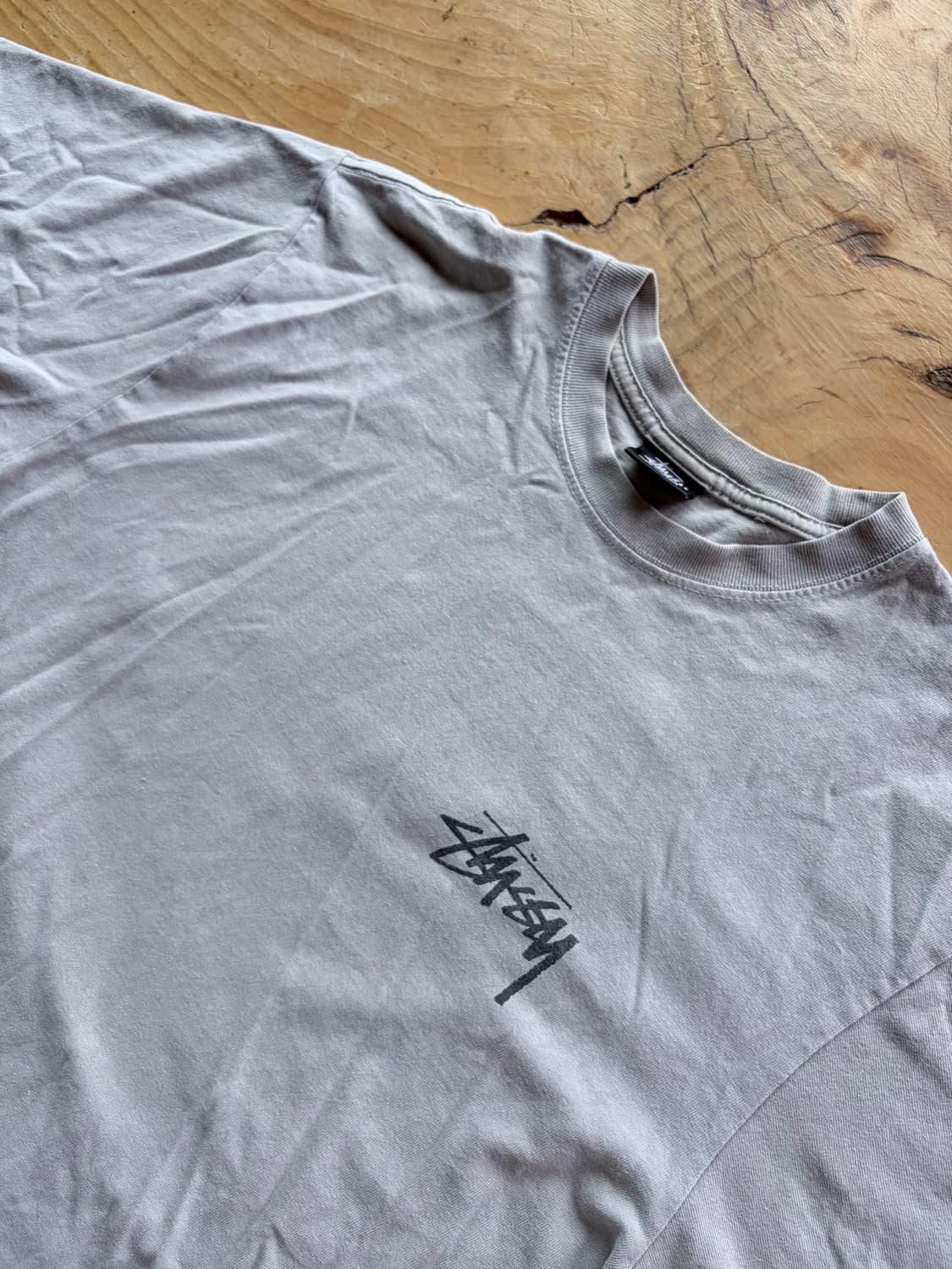 (Stussy) 스투시 위더드 플라워 화이트 티셔츠 상품이미지2