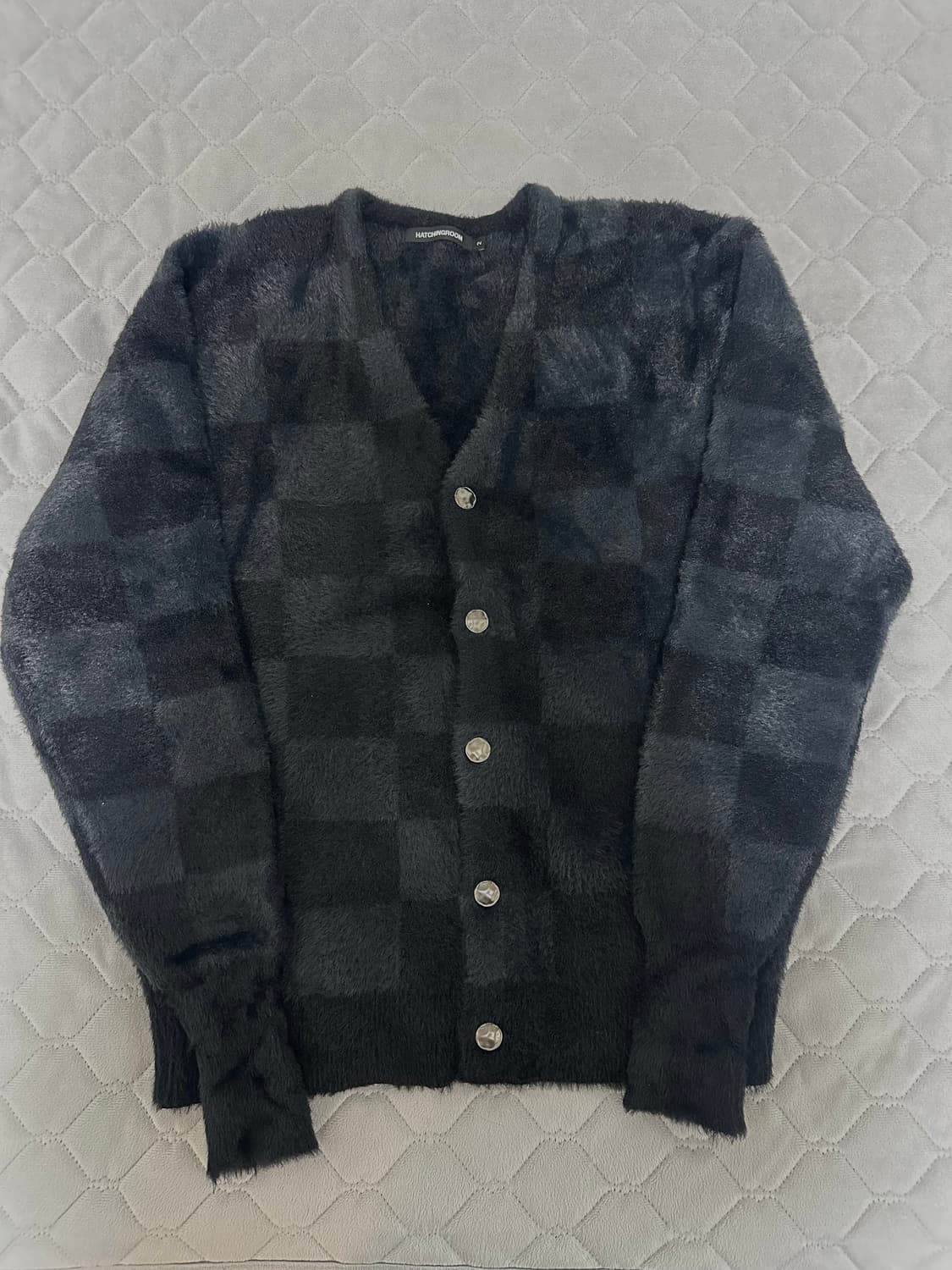 해칭룸 체크 가디건(2) 상품이미지2