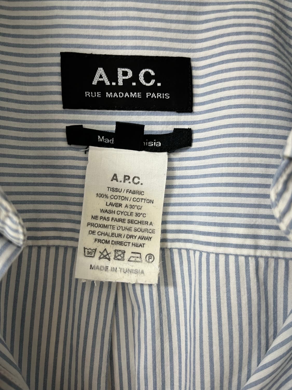 아페쎄 셔츠 APC 셔츠 상품이미지9