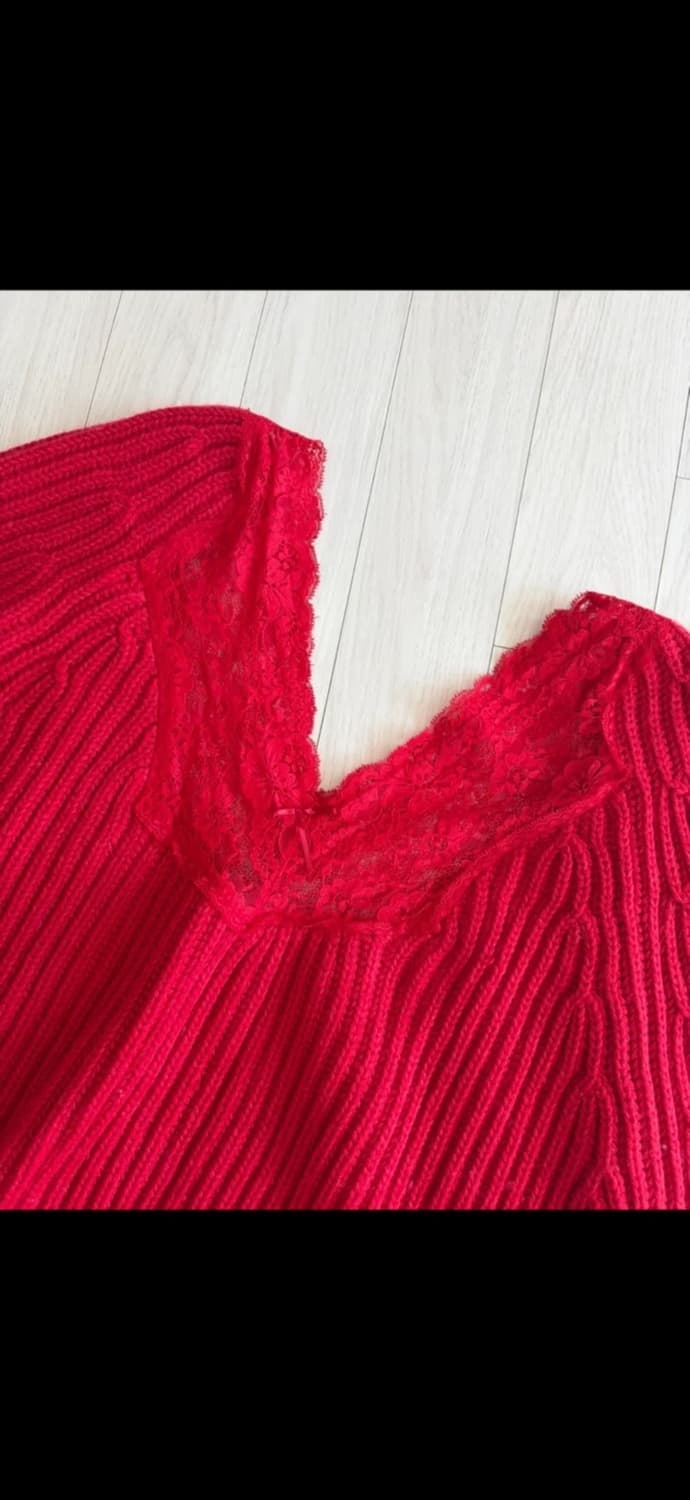 레드 니트  상품이미지3