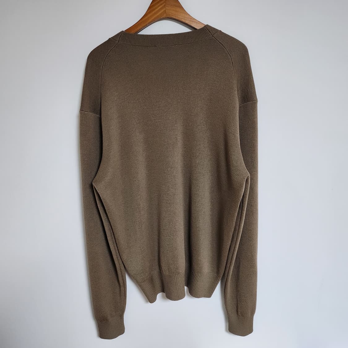 [XXL] 아미 베이지 스몰 하트자수 남성 가디건 E22 HKC001 상품이미지7