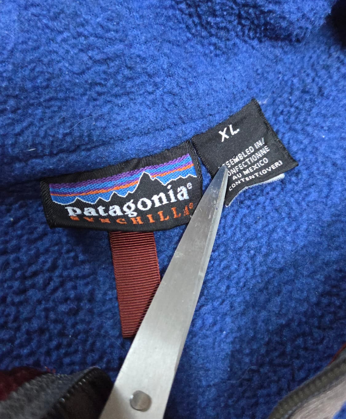 (XL)파타고니아 블루 머수피얼 신칠라 하프집업플리스 마수피얼 상품이미지6