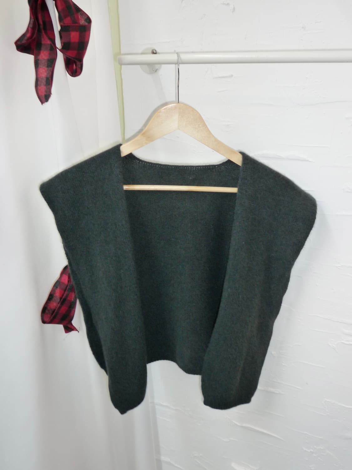 Layer-on knit shawl 상품이미지5