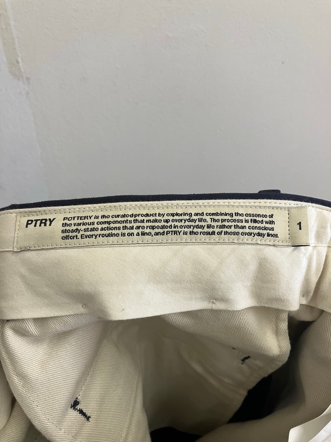 N31 포터리 치노팬츠 네이비 상품이미지3