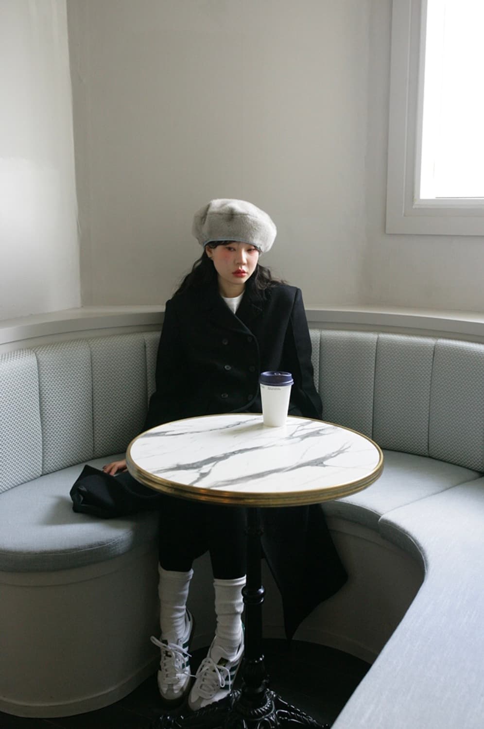 프레클 밍크 퍼 베레모 새상품 상품이미지2