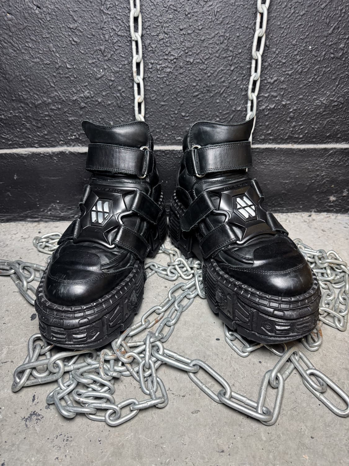 New Rock – Tower Sole Leather Boots 상품이미지2