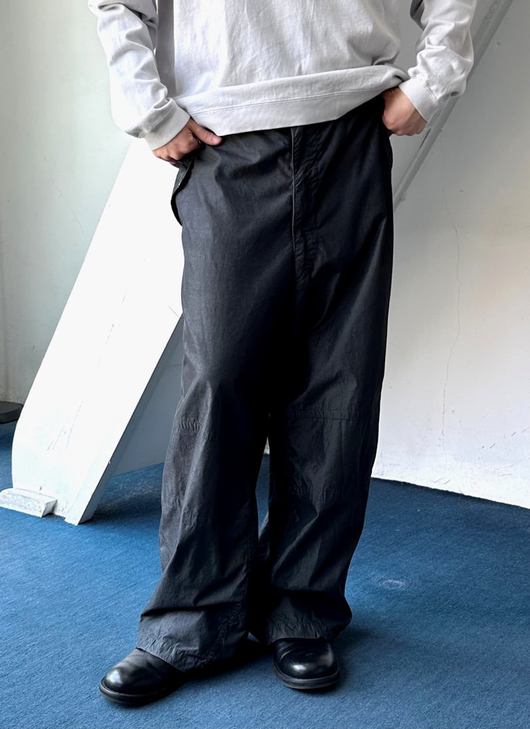 Over-dyed high count fabric snow pants 상품이미지7