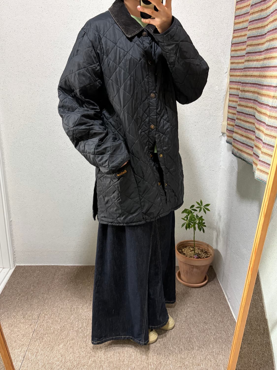 바버 퀄팅 자켓 상품이미지3