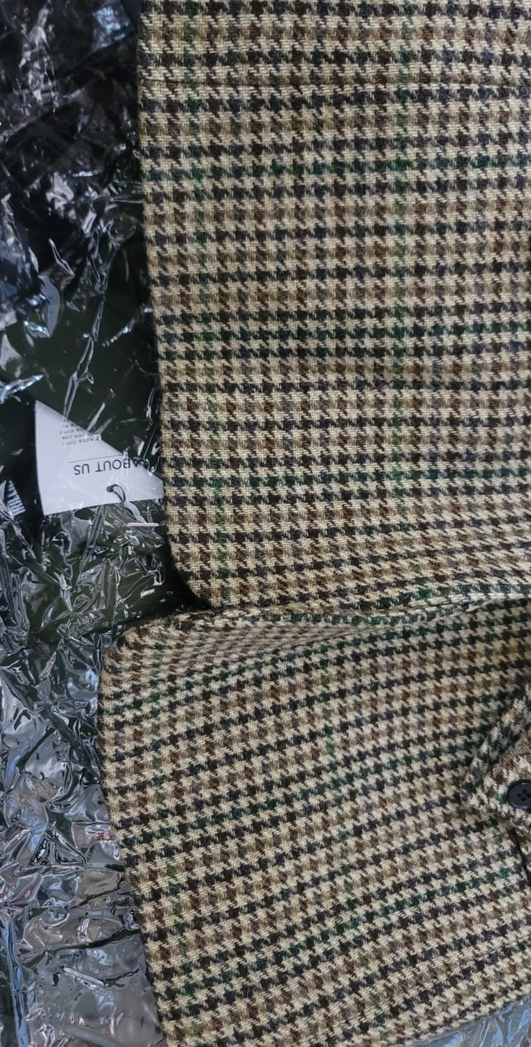 마마가리 셀린느맛 건클럽 체크 자켓 48 상품이미지3