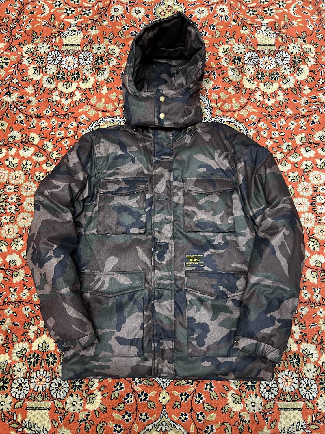 [XL] 더블탭스 카모플라쥬 패딩 파카 상품이미지1