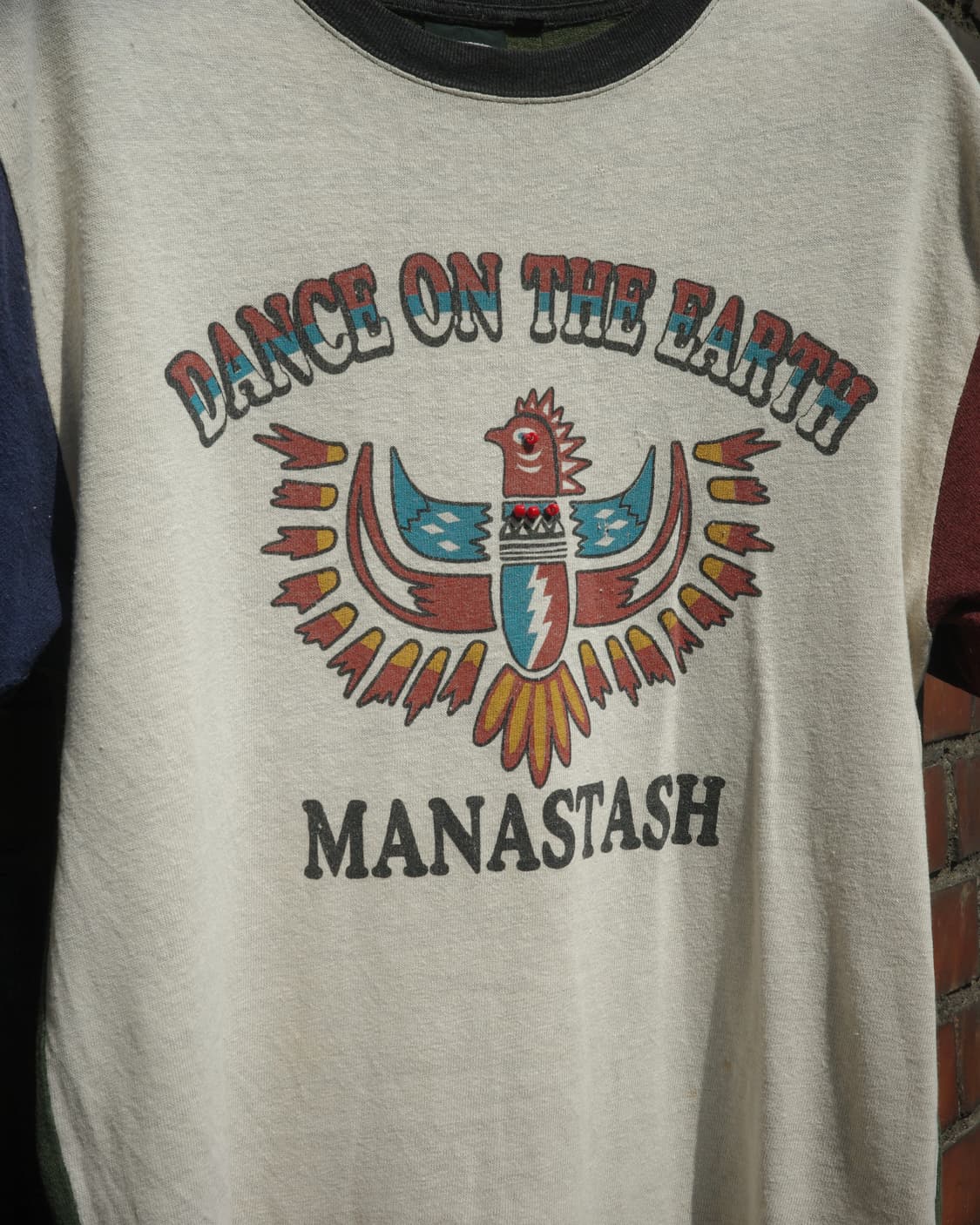 90‘s manastash 썬더버드 하프앤하프 티셔츠 상품이미지2