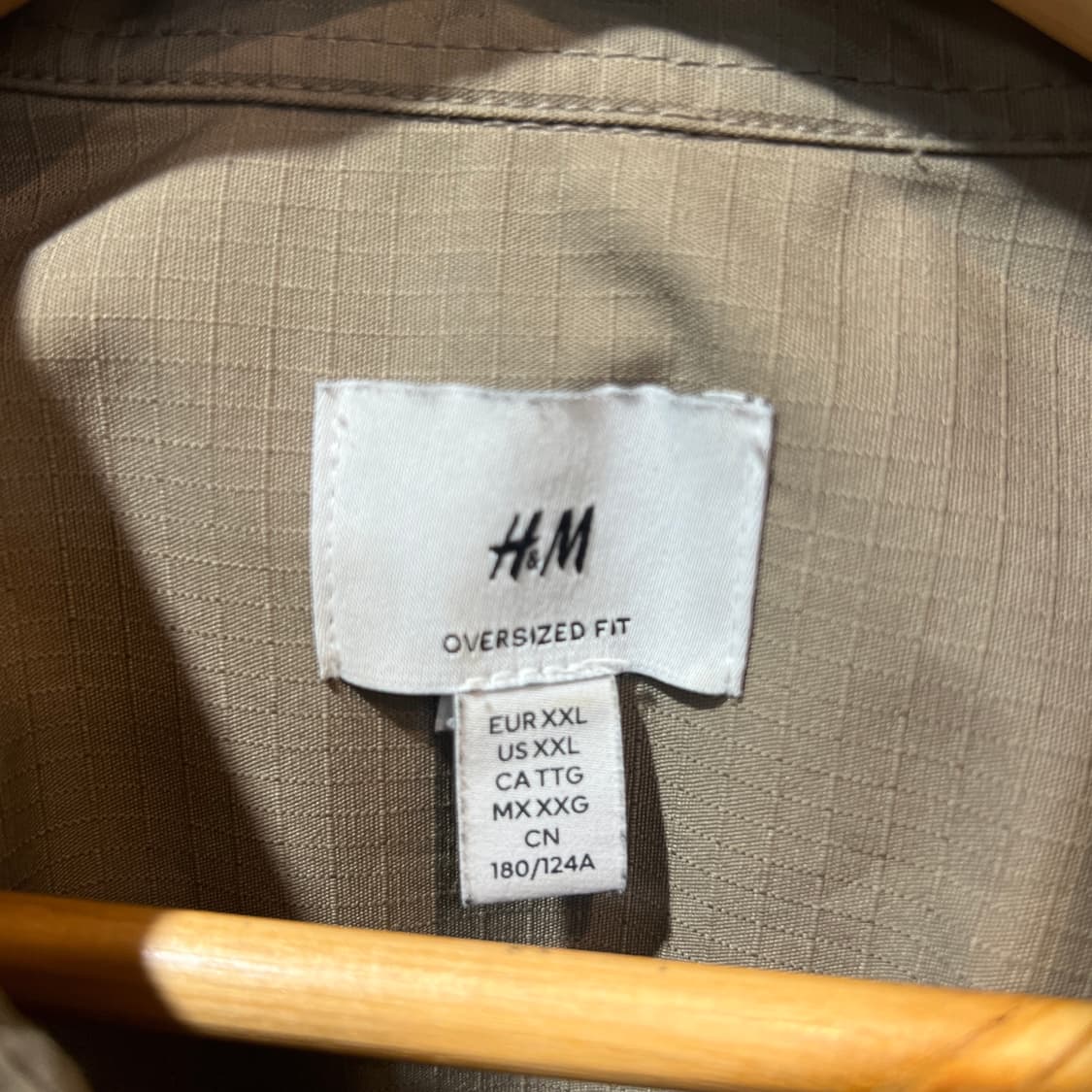 (2XL)H&M 빅오버 셔츠 상품이미지3