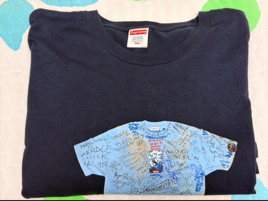 XXL] 슈프림 30주년 기념티셔츠 네이비 상품이미지2