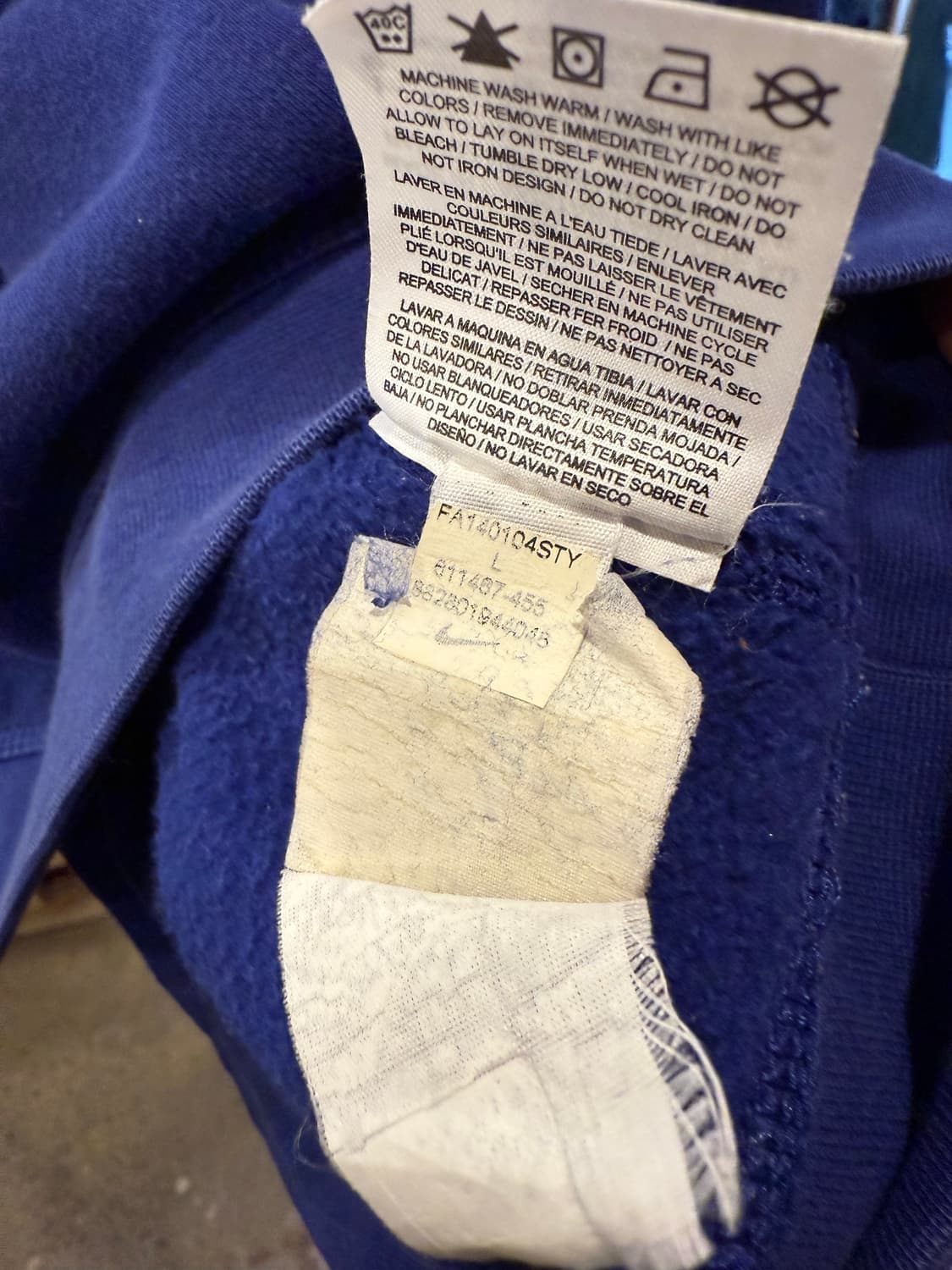 나이키 딥블루 맨투맨  상품이미지3