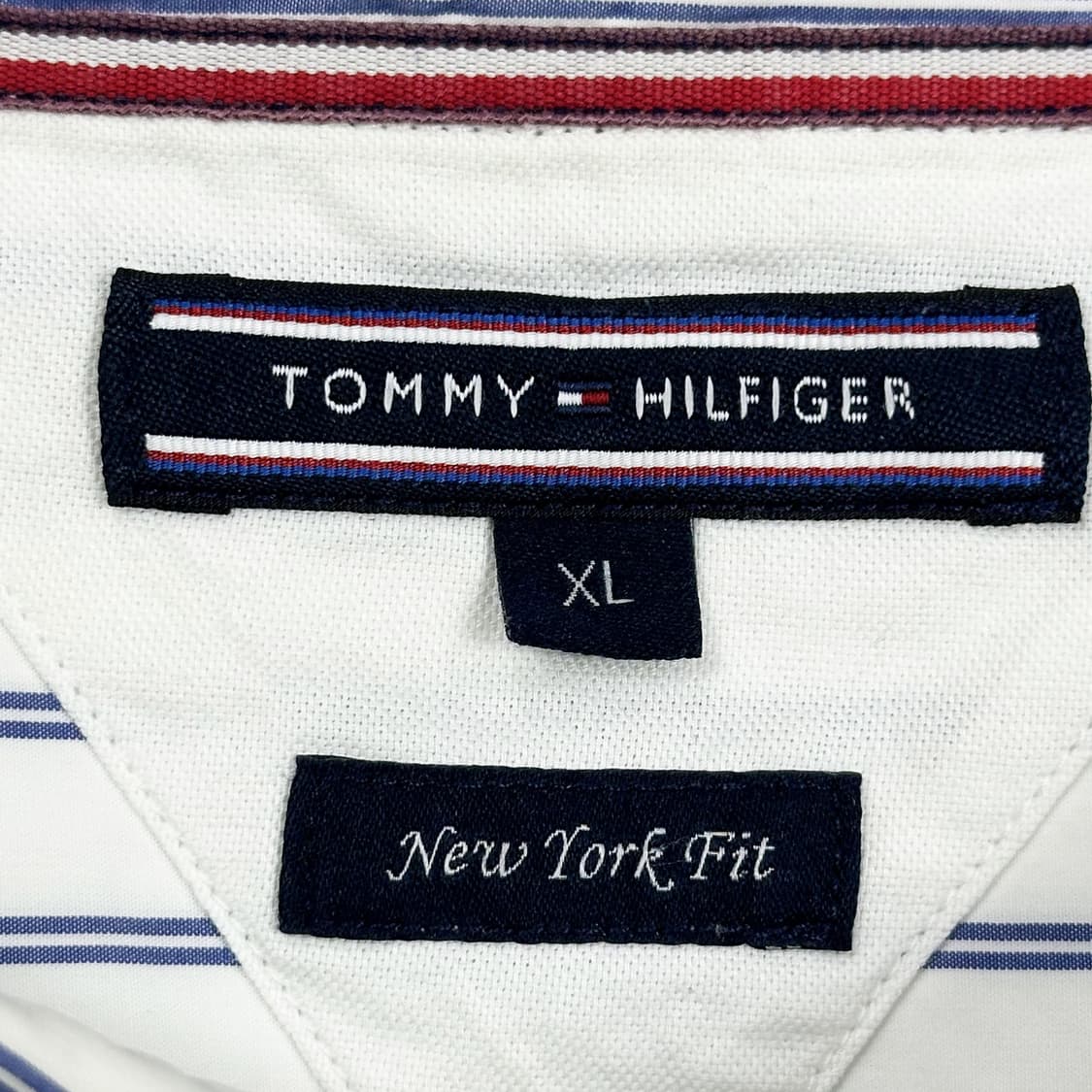 타미힐피거 플래그 뉴욕핏 스트라이프 셔츠 (XL) 상품이미지5
