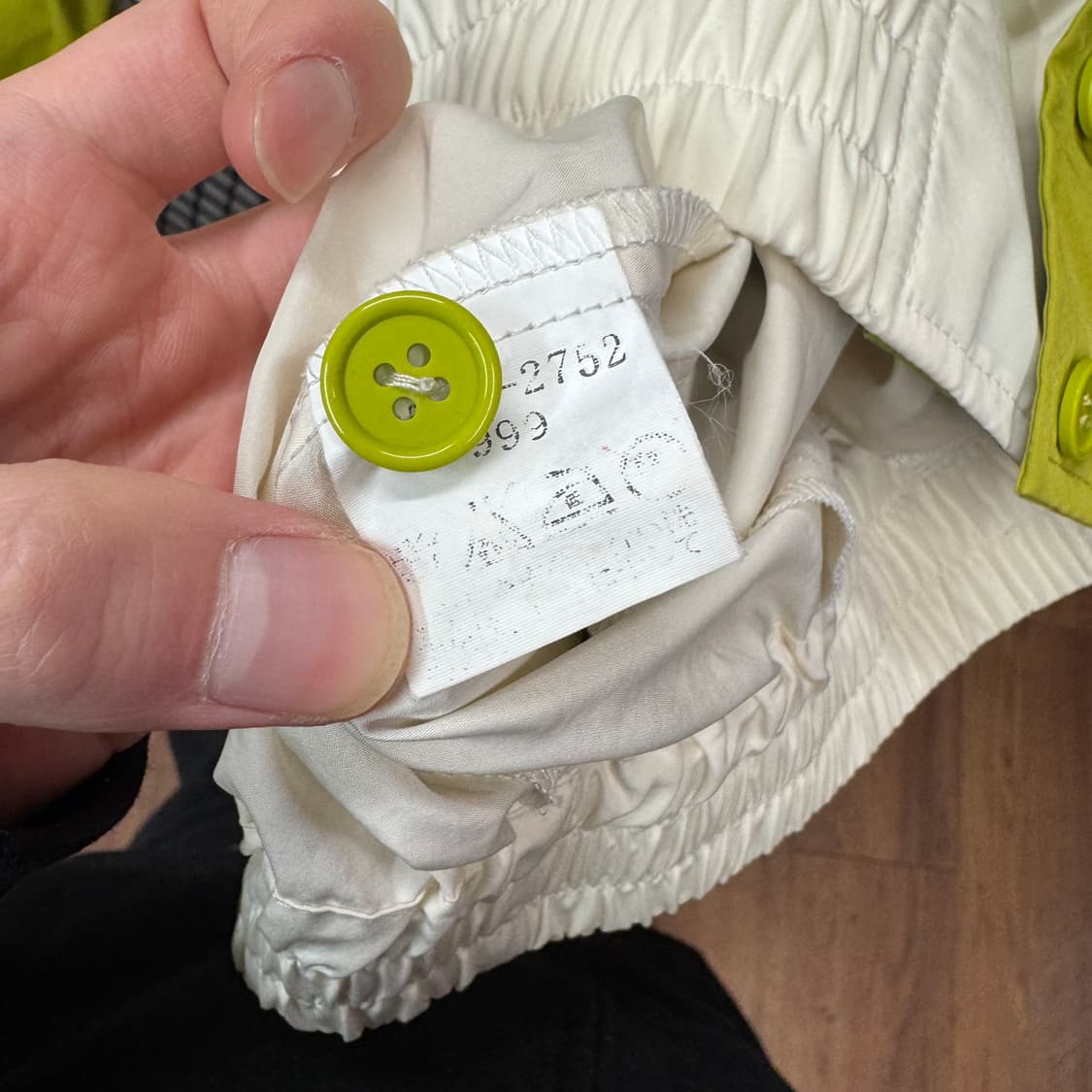 00s 겐조 골프 아노락 바람막이 전면 레터링 포인트 올리브 상품이미지7