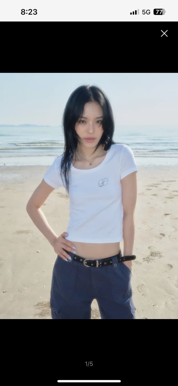 애즈온 반팔 (흰색) 상품이미지1