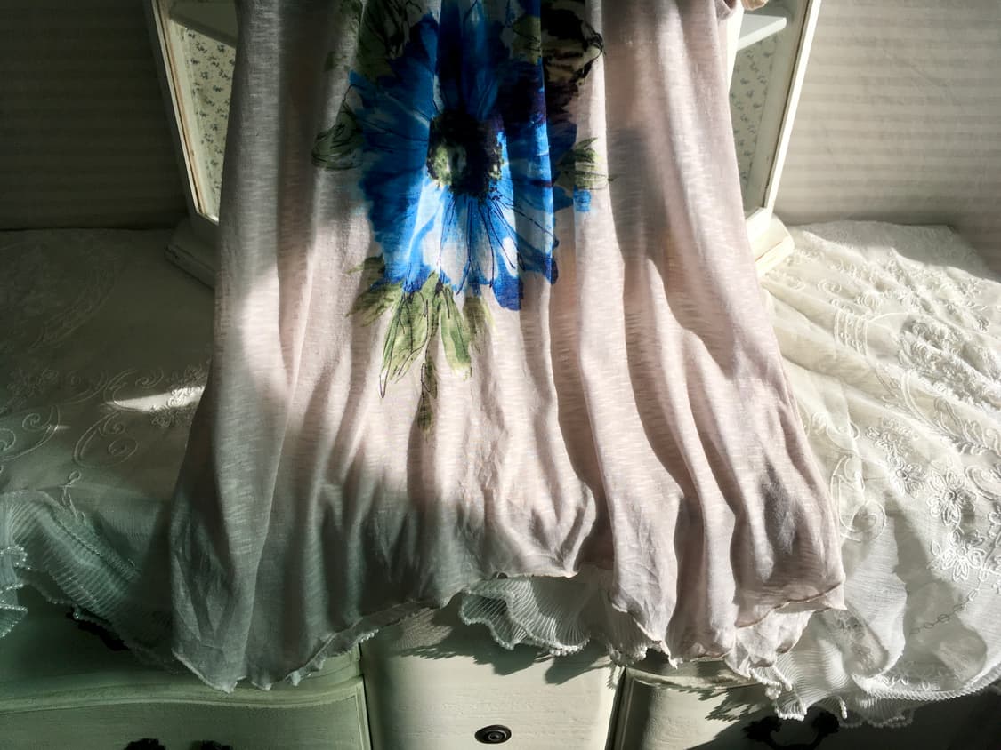 Set)액시즈팜 플라워 슬리브리스 + 하구미 반팔 상품이미지7