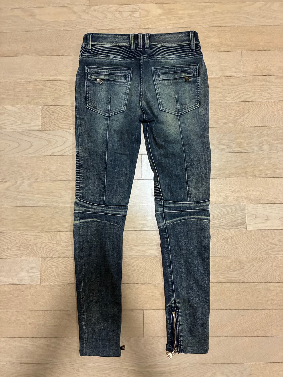 발망 클래식 슬림핏 녹워싱 바이커진 상품이미지6