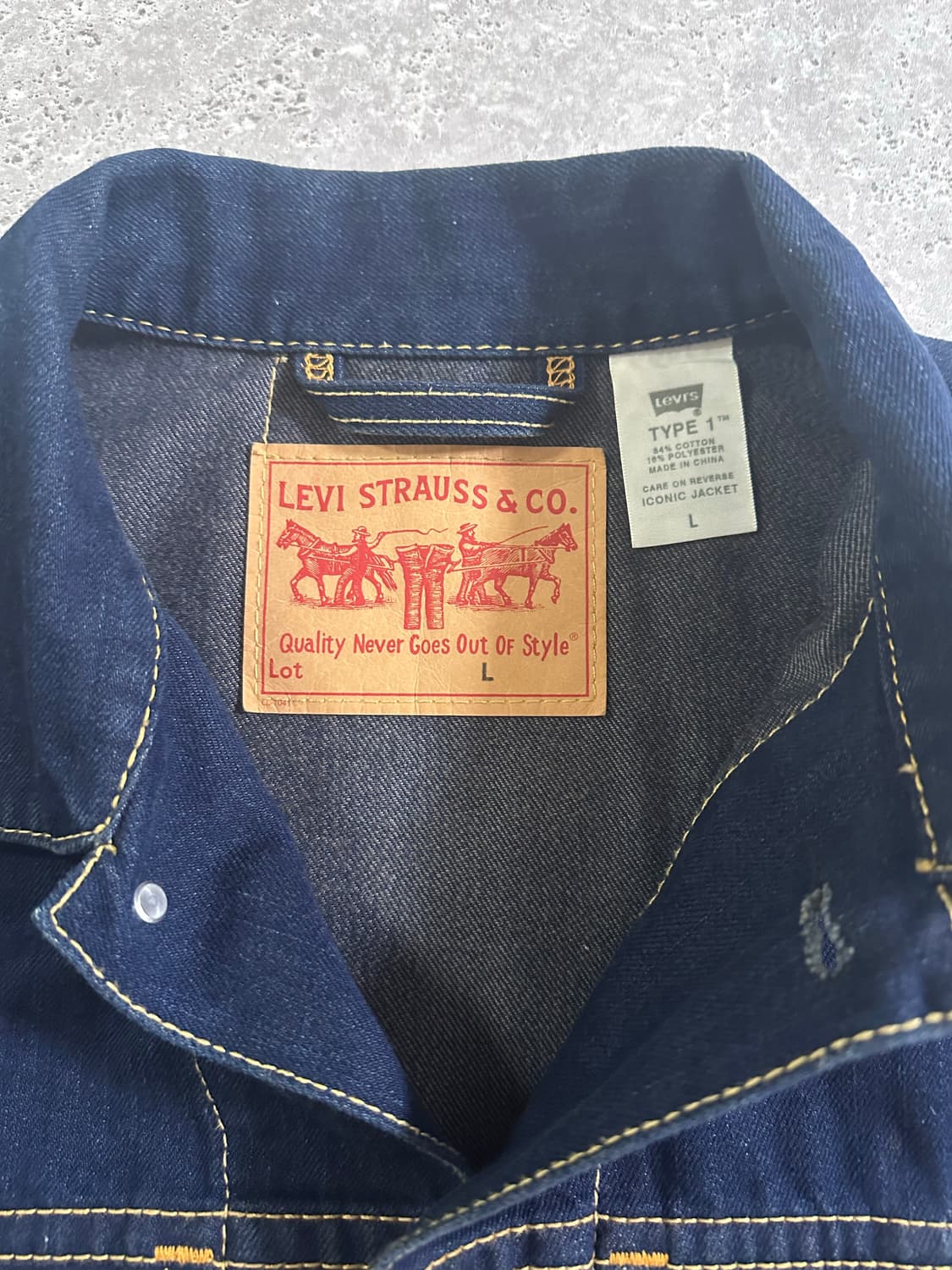 LEVIS 타입 1 아이코닉 자켓 002 상품이미지6