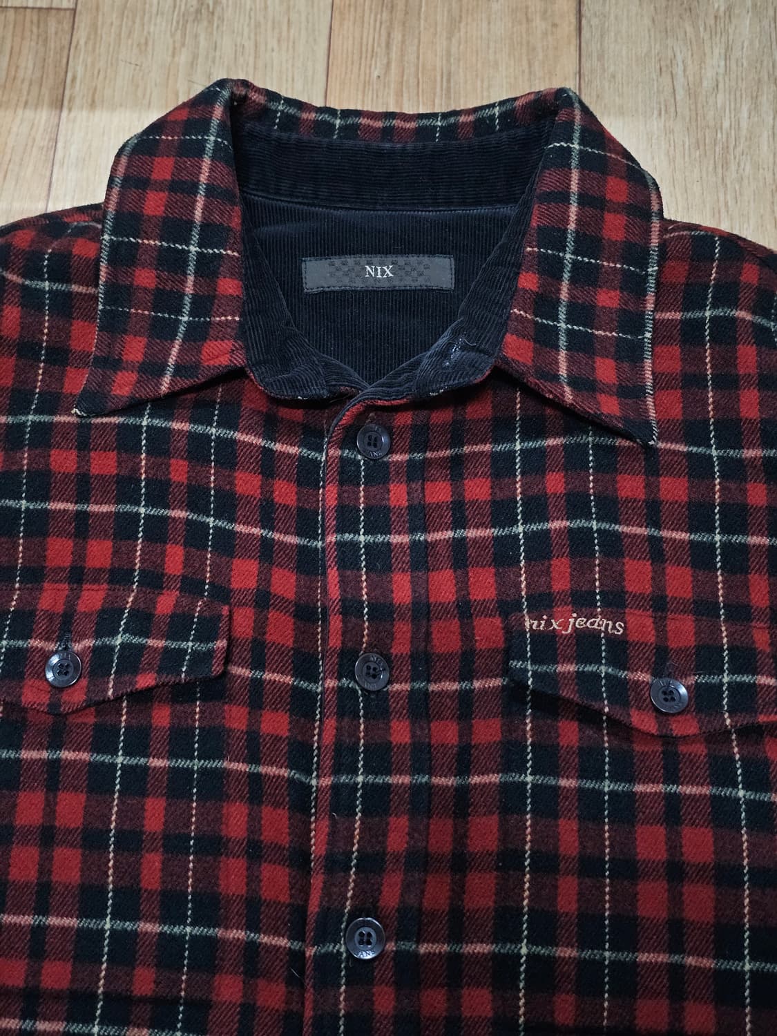 Nix 체크 셔츠자켓 상품이미지2