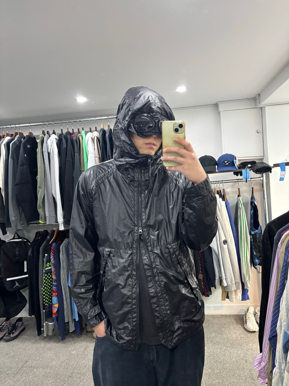 CP company NYBER 가먼트 다이드 고글 자켓  상품이미지5