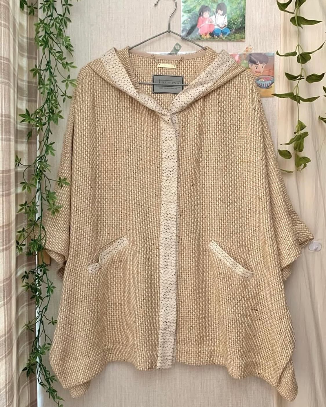 빈티지 후드 케이프 상품이미지1