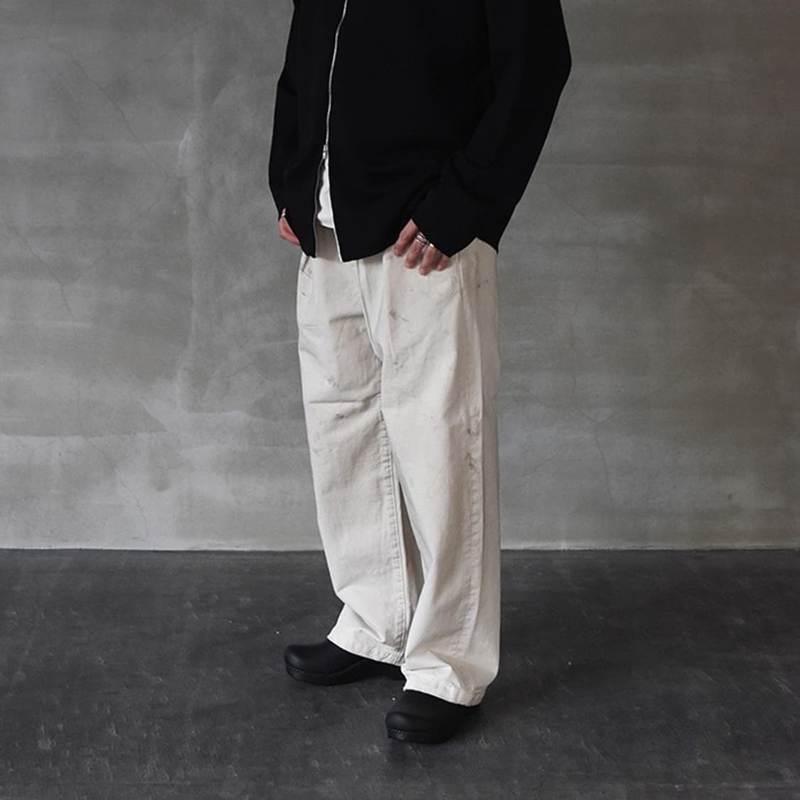 Ancellm– Paint Chino Trousers 상품이미지3