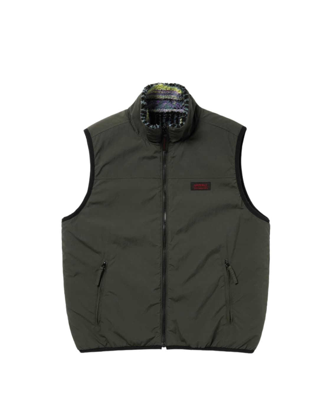 디스이즈네버댓 x 그라미치 리버시블 플리스 베스트 멀티 상품이미지2