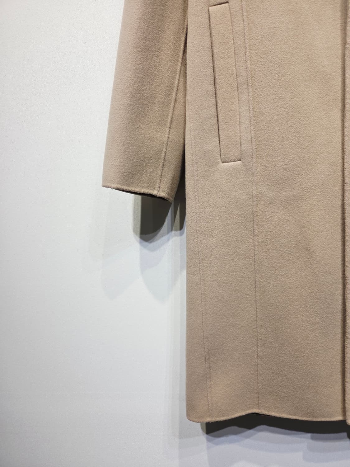 ZIO SONGZIO 지오송지오 캐시미어 혼방 싱글 코트 베이지 상품이미지4