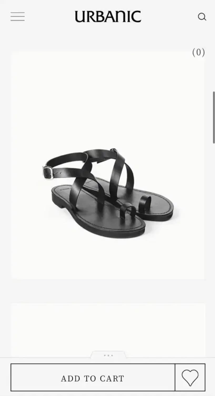 Size 230 / 얼바닉30 토링 샌들 블랙 상품이미지1