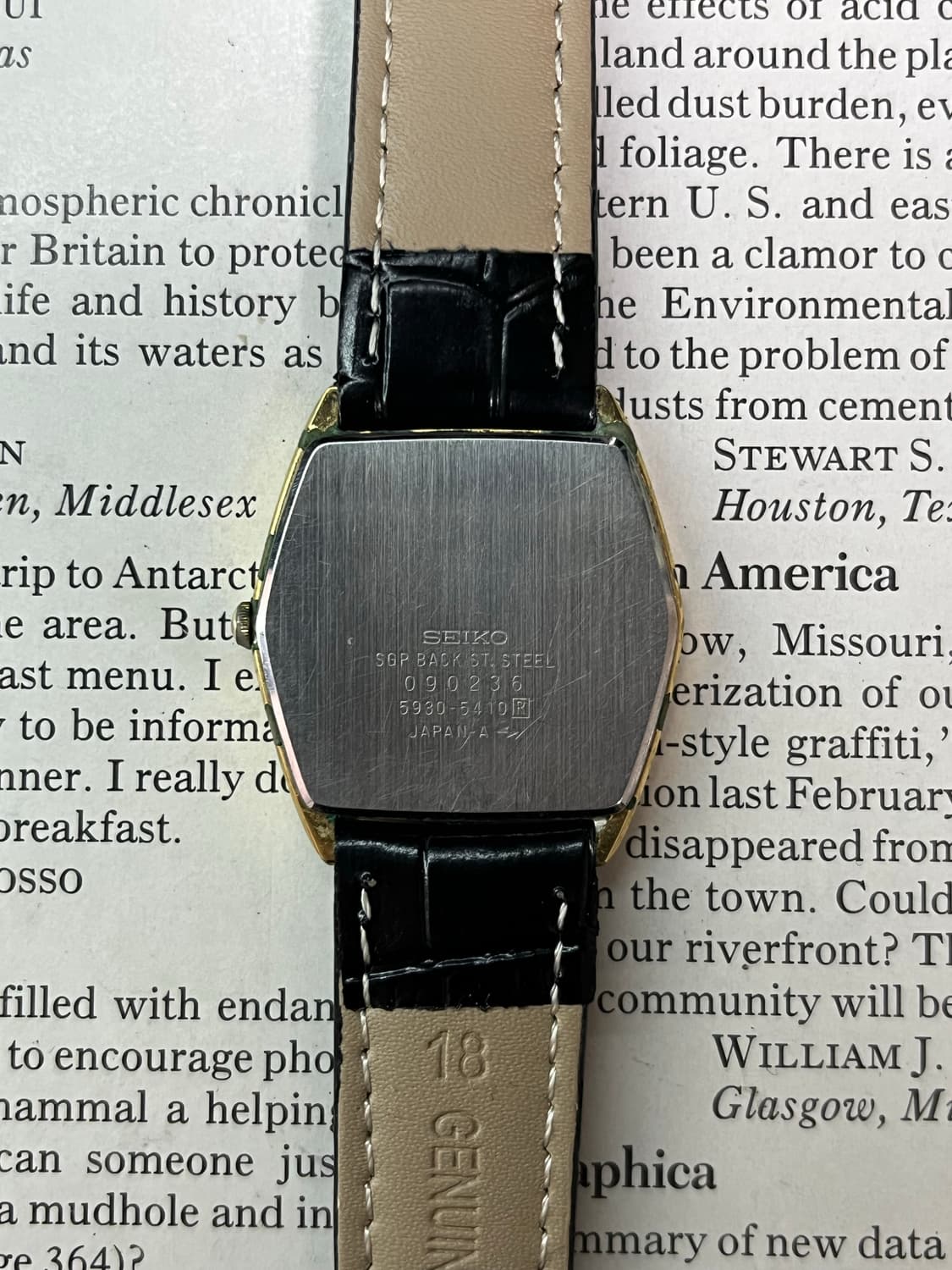 빈티지 세이코 쿼츠 헥사곤  상품이미지4