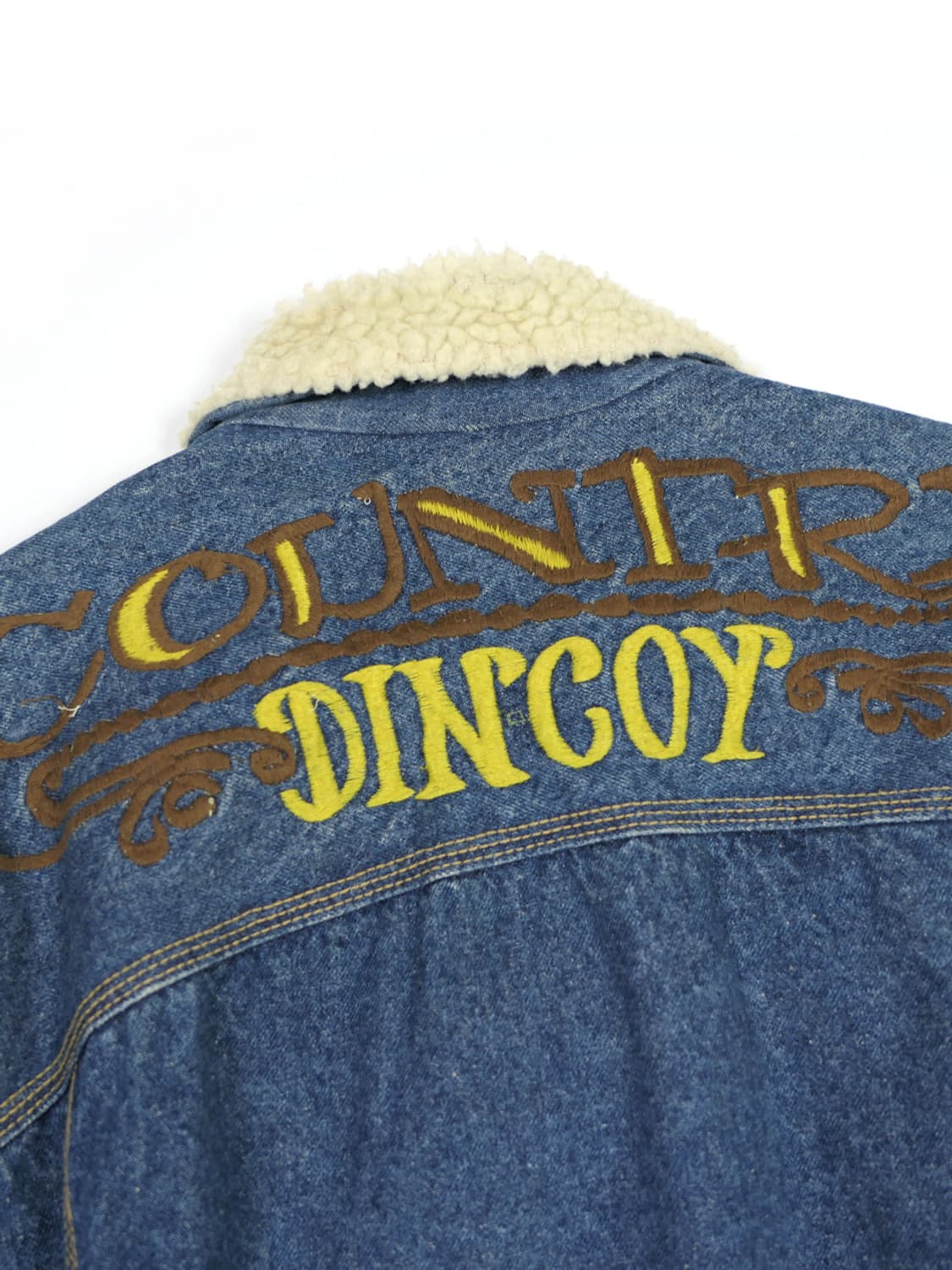 Dincoy sherpa denim jacket 상품이미지3