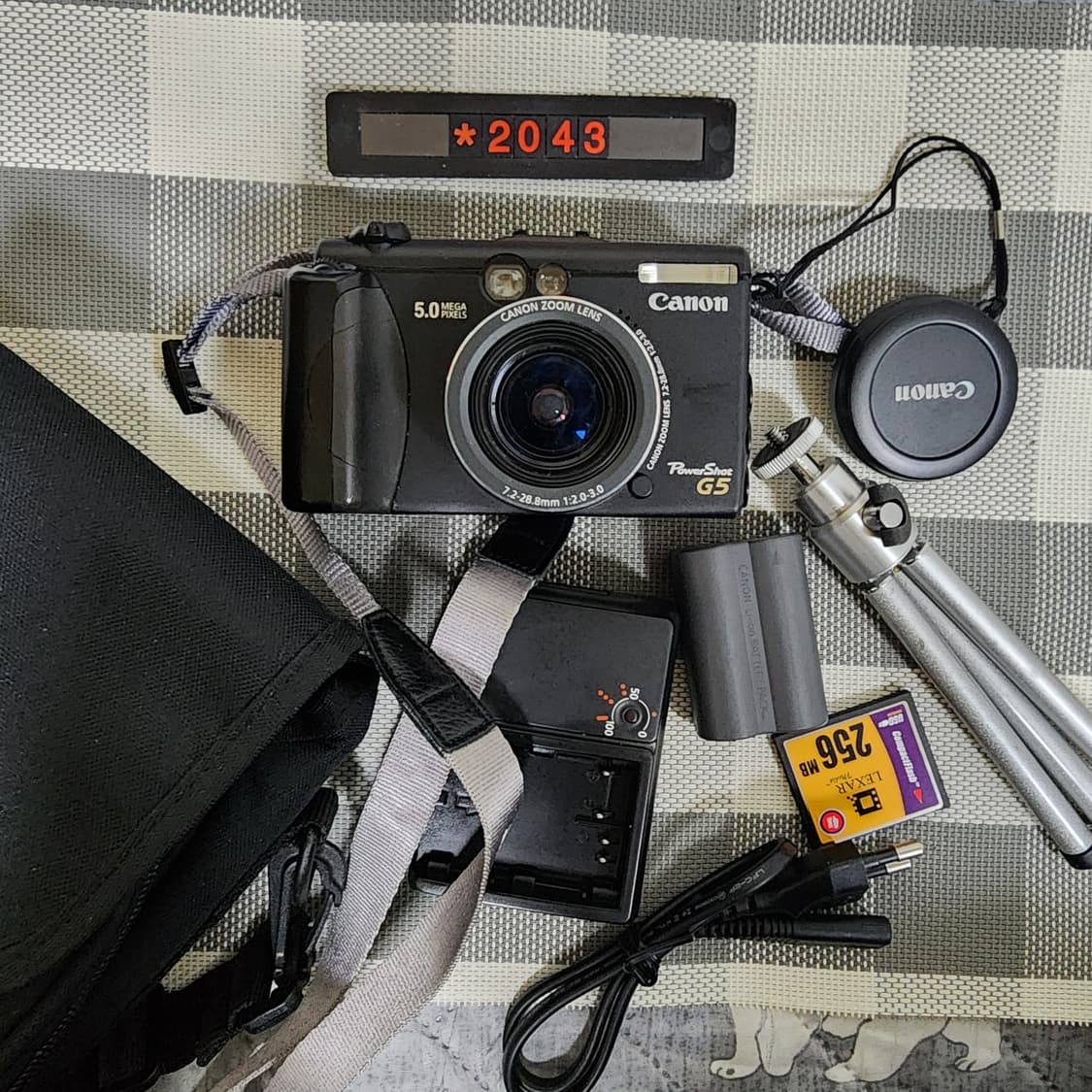 캐논 파워샷 G5 디지털카메라 가방포함 상품이미지1