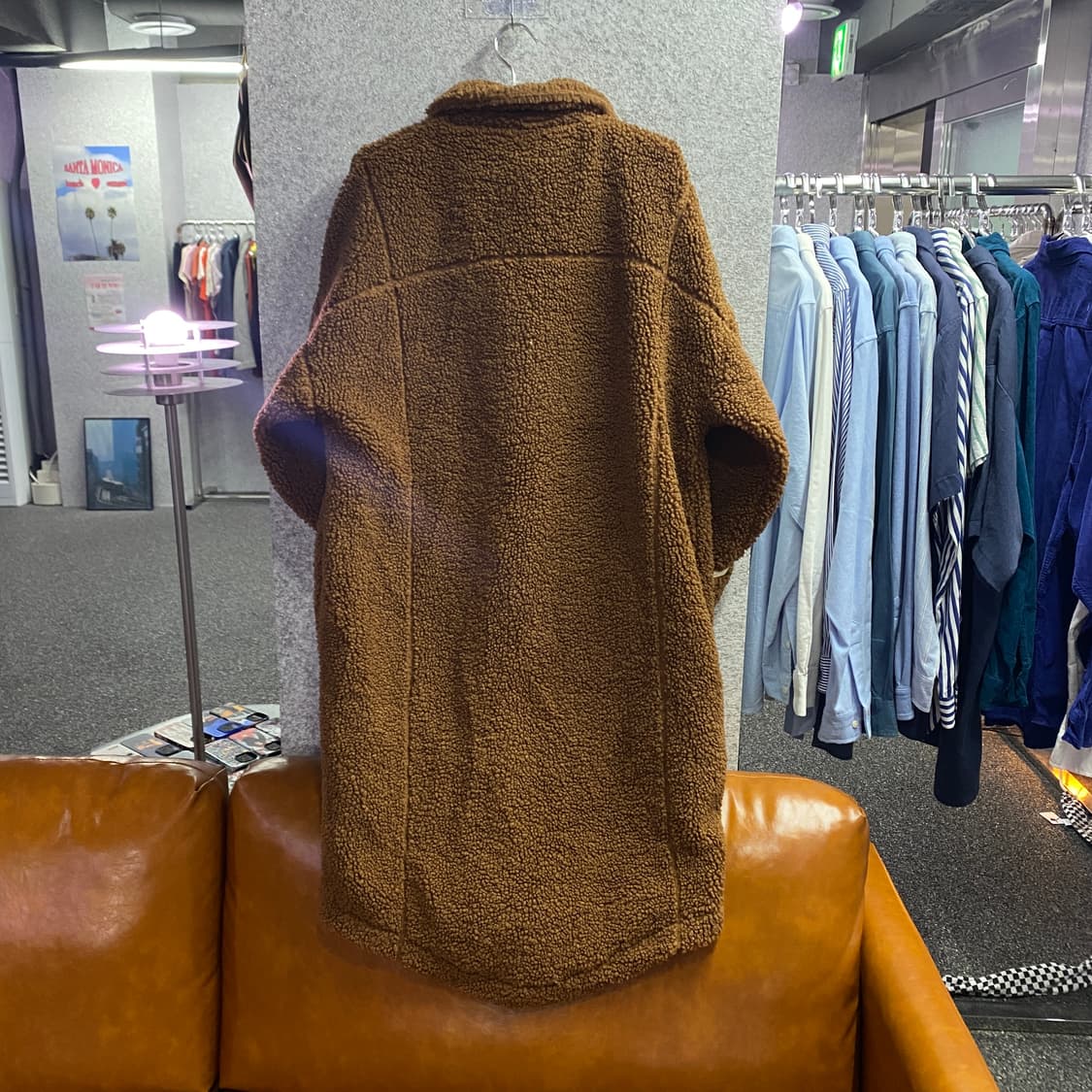 아디다스 오리지널 롱 쉐르파 코트 B3004 상품이미지3