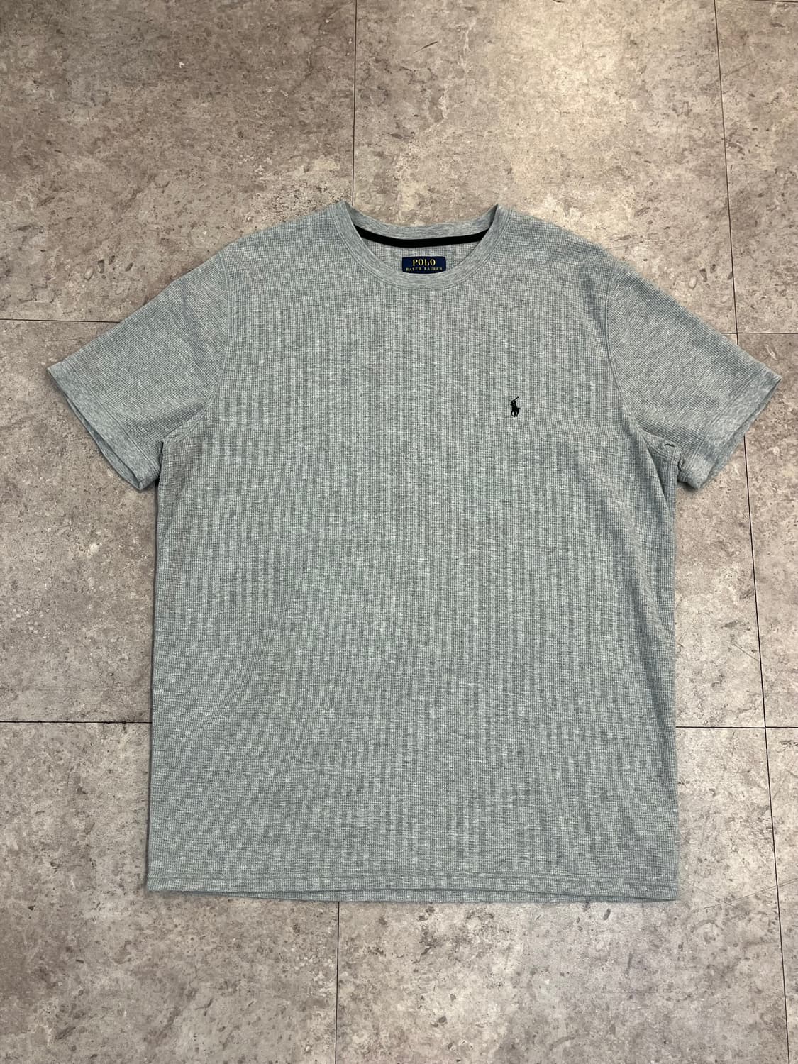 폴로 랄프로렌 와플 반팔티 그레이 XL #csz3994 상품이미지4