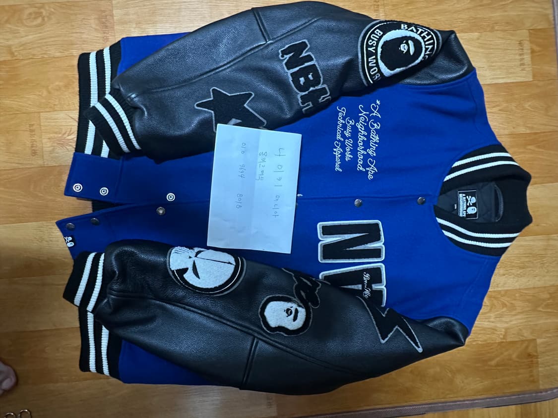 베이프 네이버후드 바시티 블루 상품이미지1