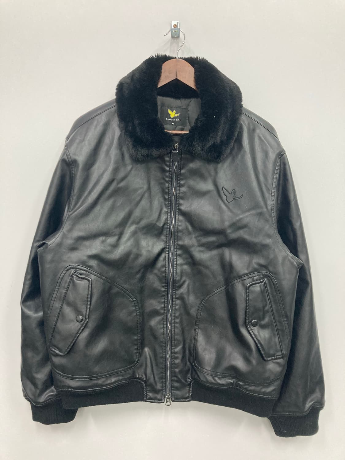 마크곤잘레스 가죽 털 자켓 상품이미지1