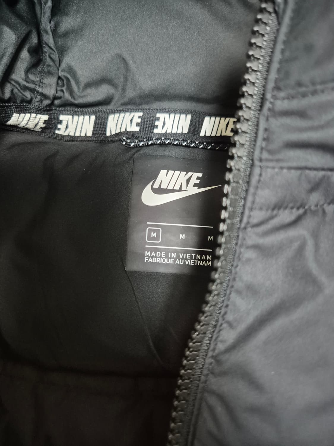 정품 나이키 키즈 패딩 조끼 성인44정도 상품이미지4