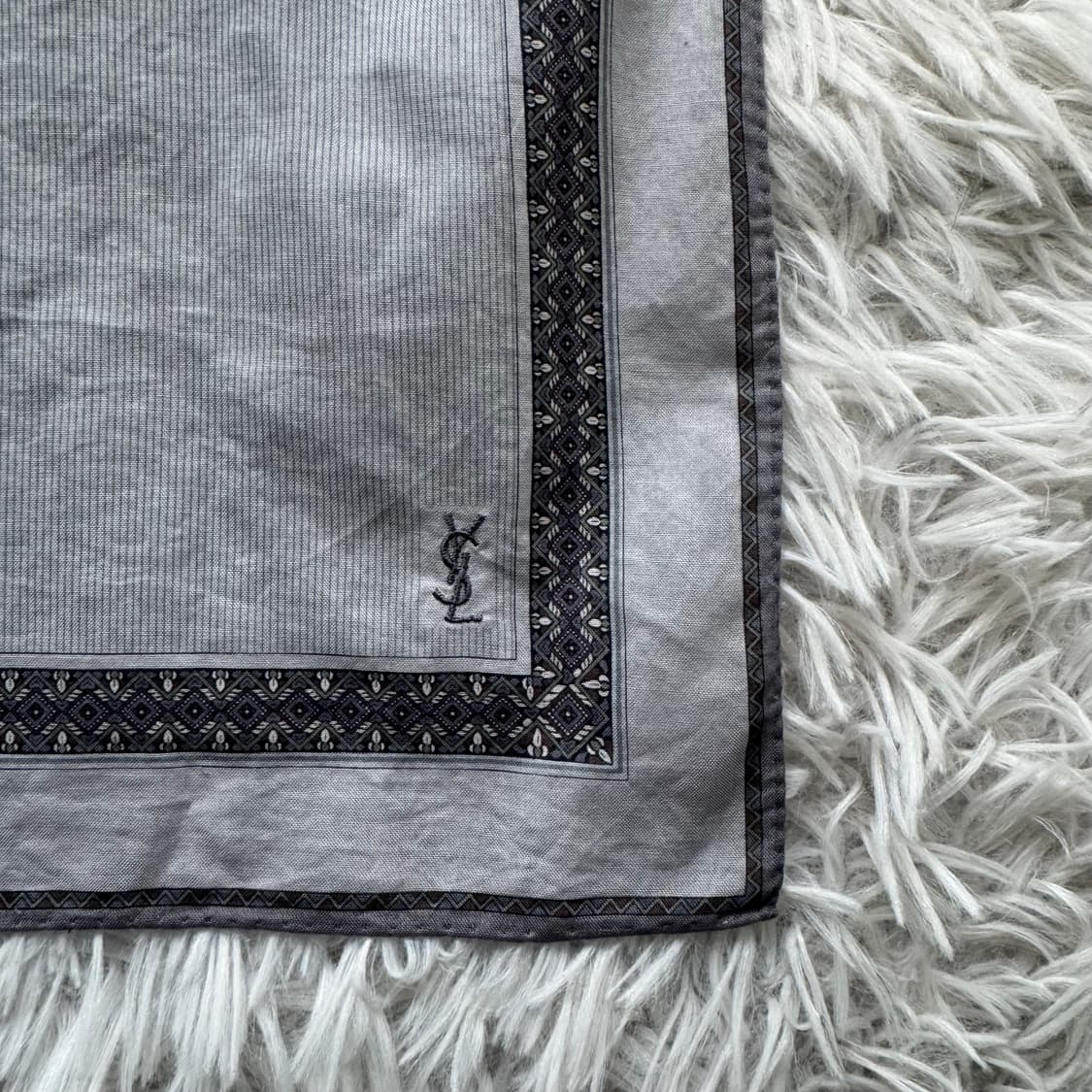 YSL 일본빈티지 손수건 입생로랑 빈티지손수건 입생로랑수건 onesize 상품이미지4