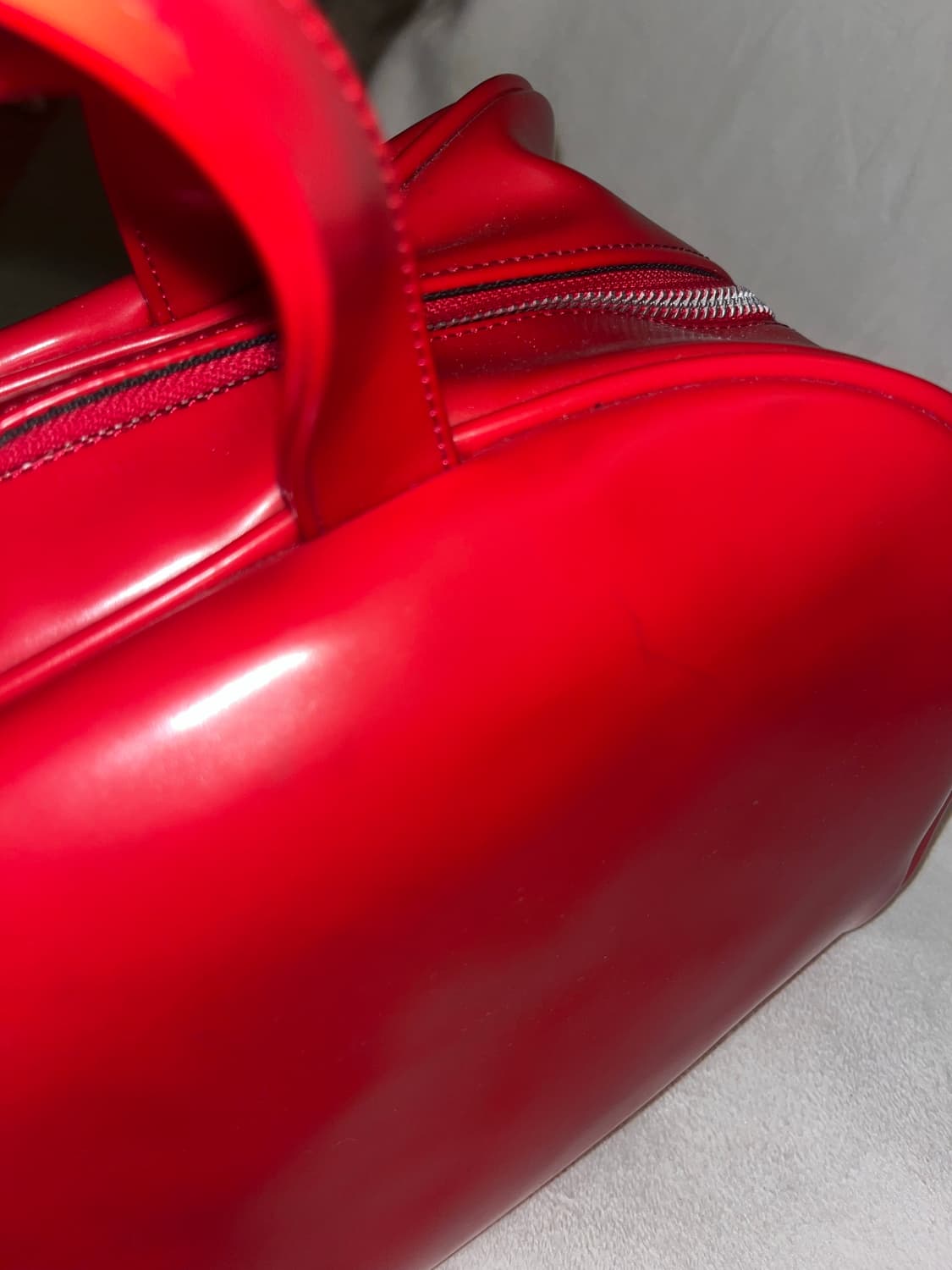 commedesgarcons 꼼데가르송 볼링백 레드  상품이미지10