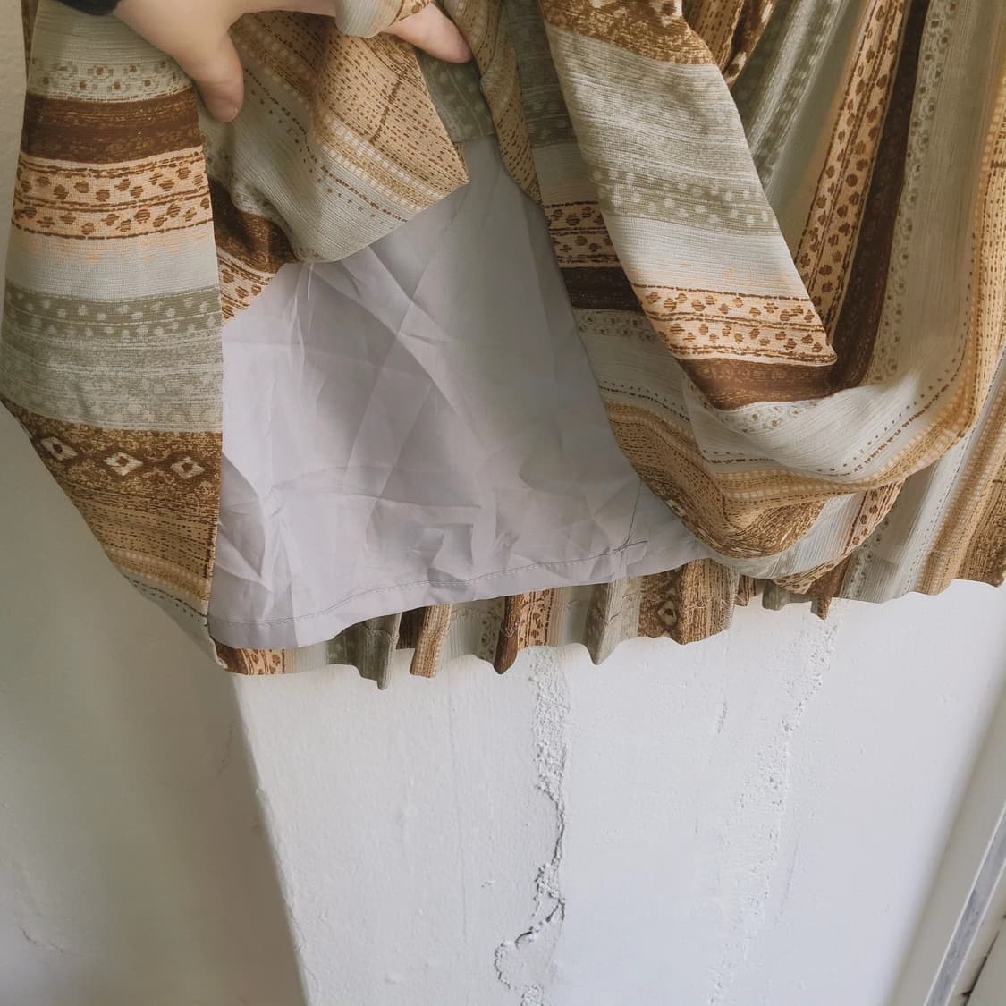 Laptev 보헤미안 플리츠스커트(Japan made) 상품이미지5