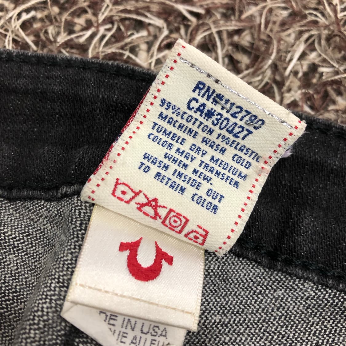 트루릴리전 Billy 빌리 블랙진 부츠컷 데님 팬츠 상품이미지8