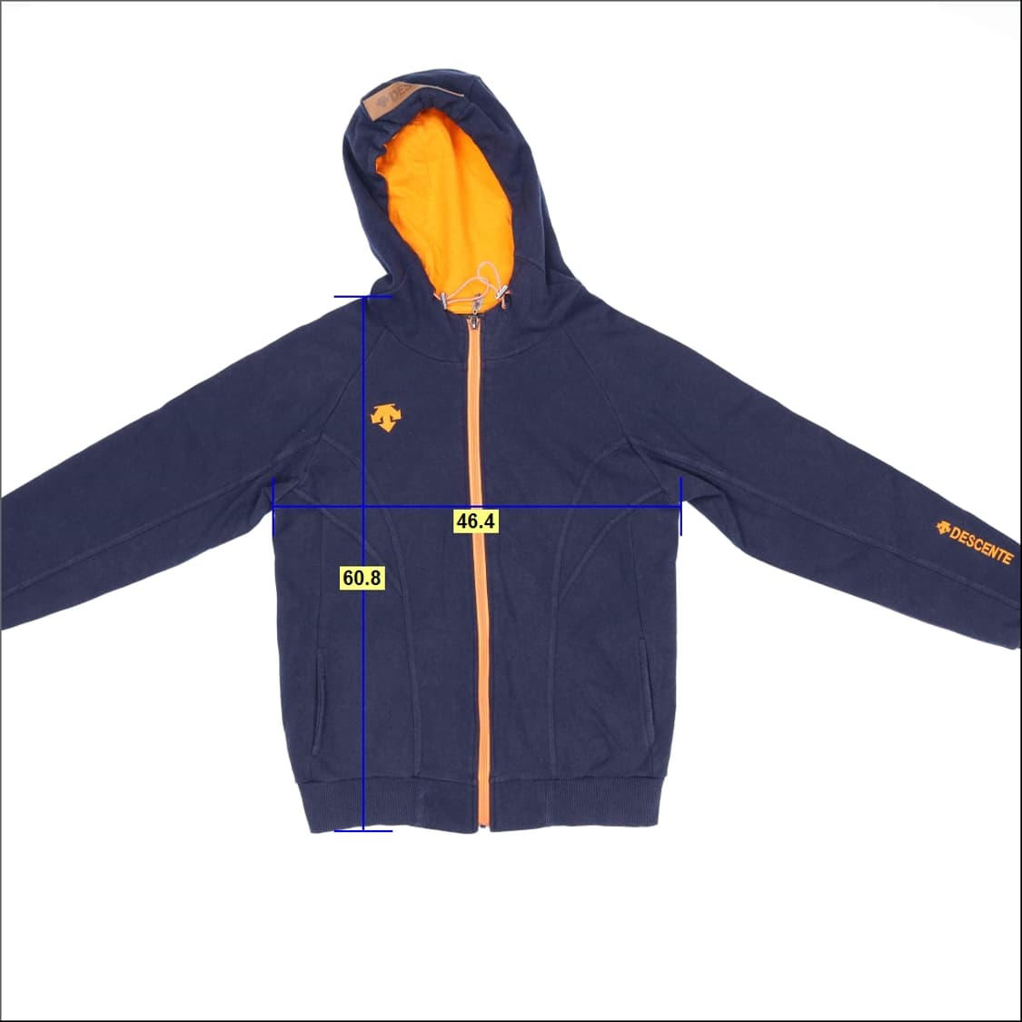 [M] 데상트 배색 후드집업 자켓 1212H1 상품이미지7