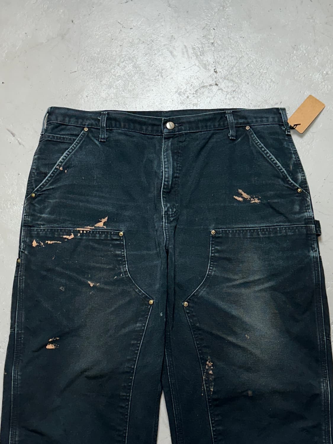 OG 칼하트 B136 더블니 블랙 칼하트 썩블니 워크팬츠 상품이미지5