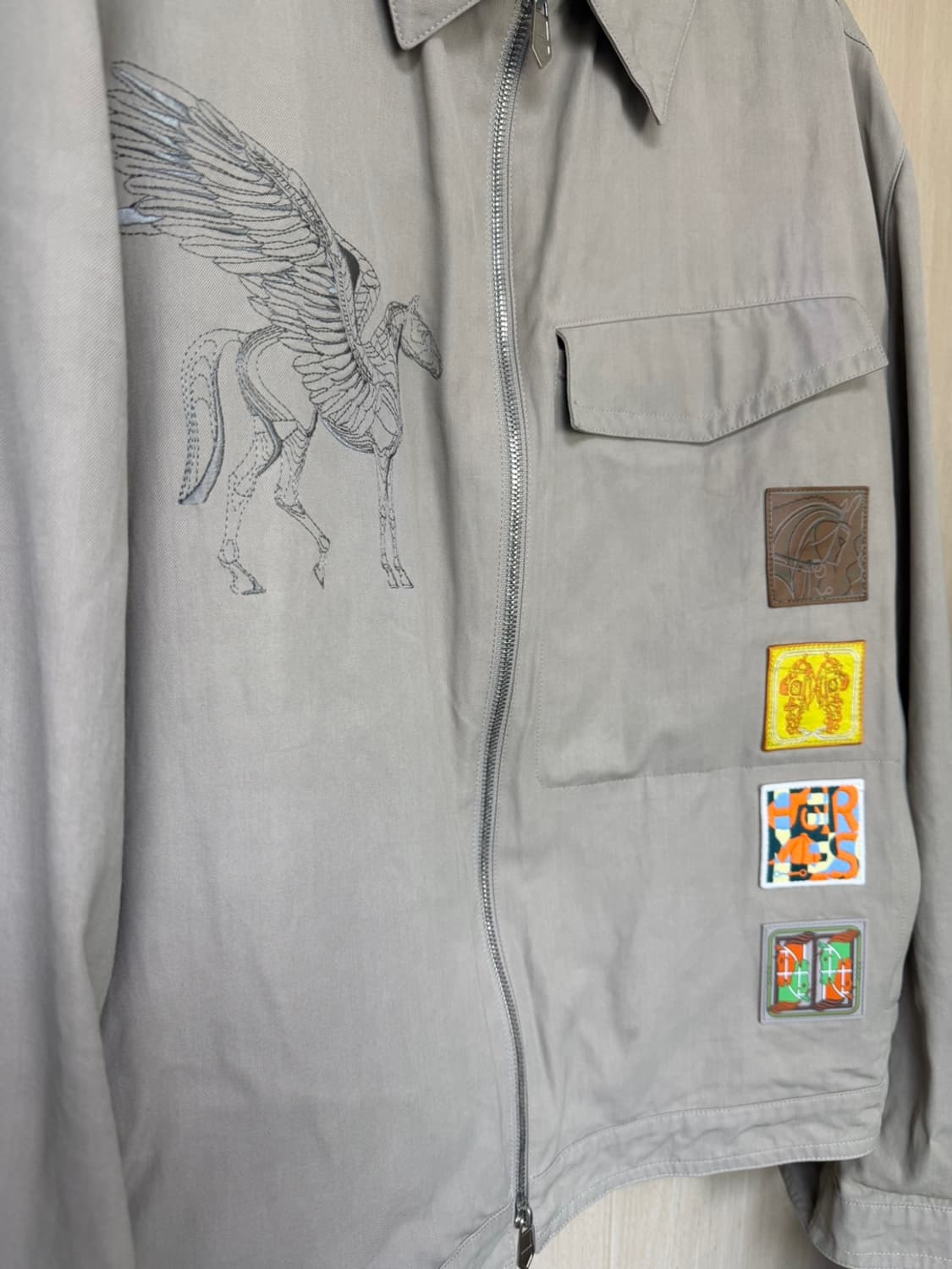 [54] 에르메스 스퀘어 아이콘 트러커 자켓 상품이미지4