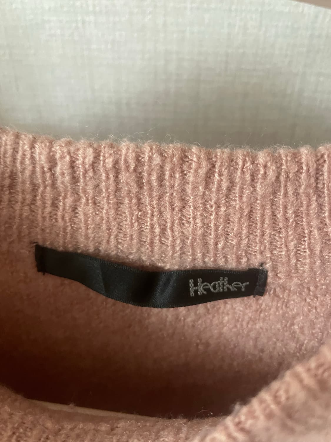 모리걸 빈티지 핑크 아가일 니트 🤍💗 상품이미지2