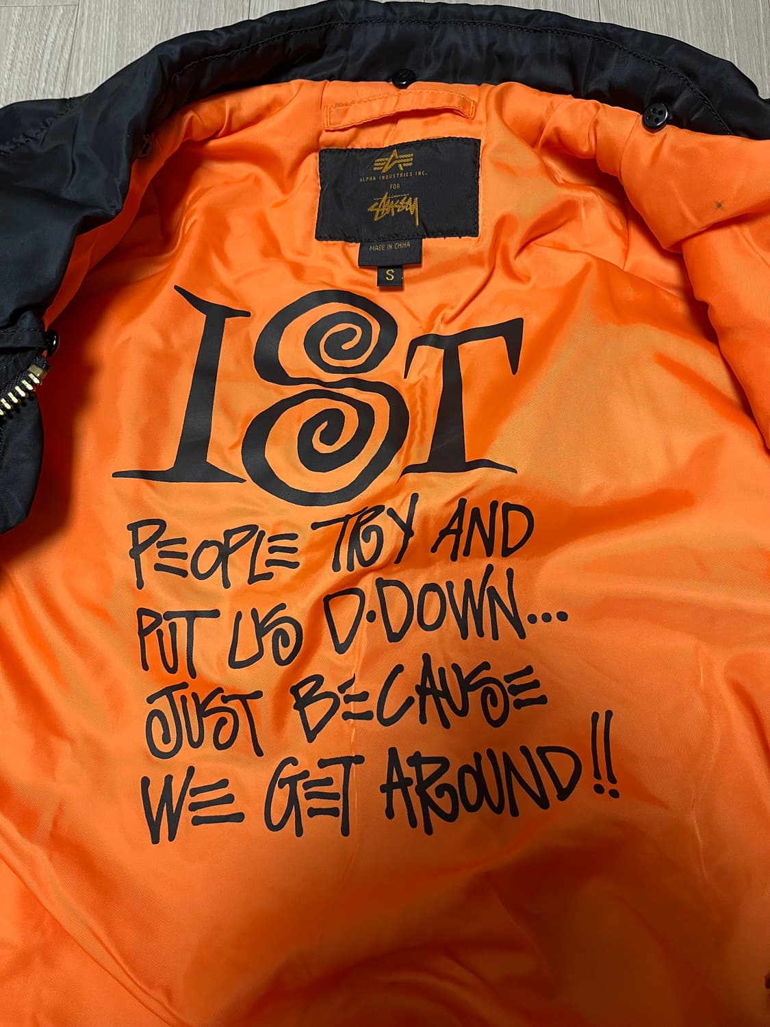 스투시 X 알파 인더스트리 B-15 자켓 상품이미지3