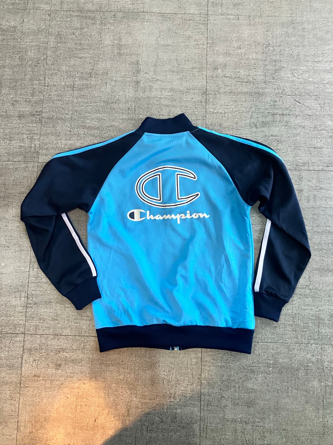 Champion 챔피온 핀터깔y2k 백로고 트랙져지자켓 상품이미지2